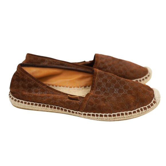 GUCCI Suede Espadrilles Size 10 - Picture 1 of 10